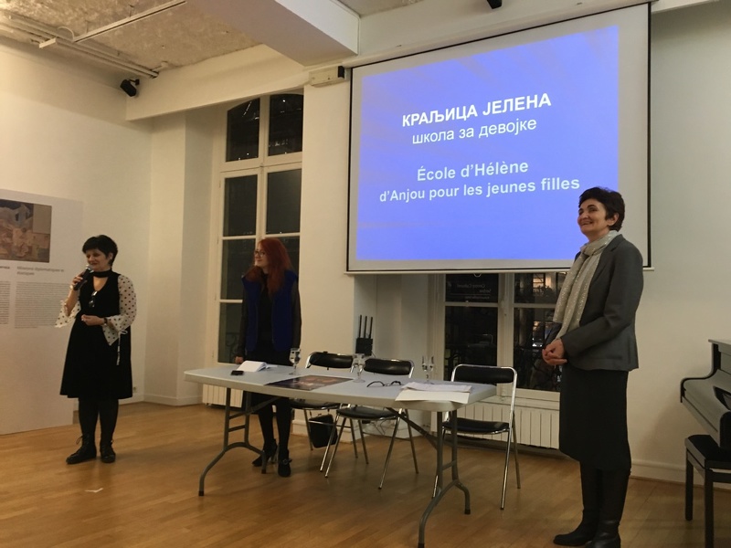 Škola za devojke Jelene Anžujske 2, Kulturni centar R Srbije, Pariz 2018.jpg